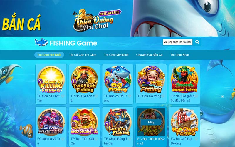 Sân chơi bắn cá Cwin cung cấp 200 tựa game khác nhau